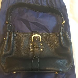 Dooney and Bourke Black Leather Shoulder Bag